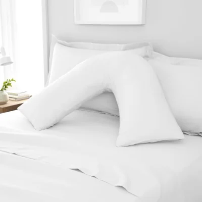 Dunelm Fogarty Soft Touch V-shape Pillowcase White