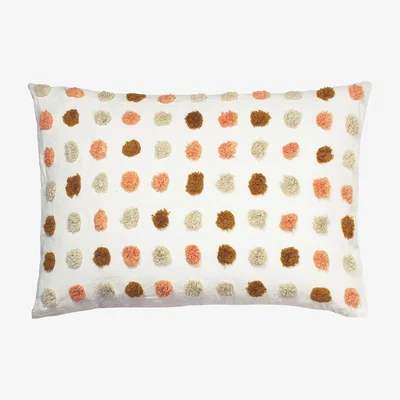 Dunelm Haze Pink and Sand 100% Cotton Pillowcase Pair Pink