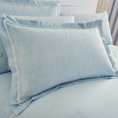Dunelm Millie Blue Oxford Pillowcase Blue