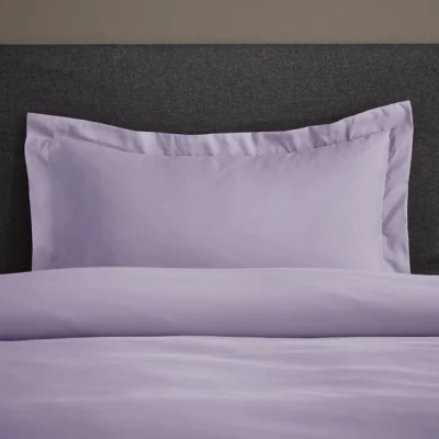 Dunelm Fogarty Soft Touch Oxford Pillowcase Mauve