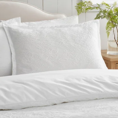 Dunelm Aurora Floral Jacquard Oxford Pillowcase