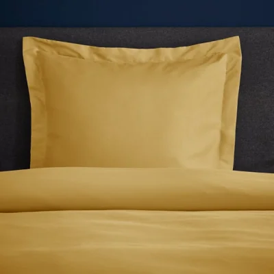 Dunelm Fogarty Soft Touch Continental Pillowcase Ochre
