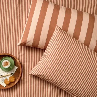 Dunelm furn. The Ultimate Stripe Pillowcase Pair