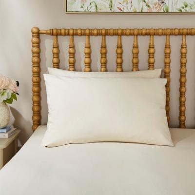Dunelm Plain 100% Cotton Standard Pillowcase Pair