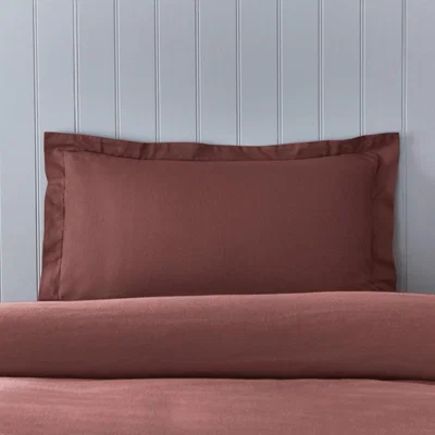 Dunelm Soft & Cosy Luxury Brushed Cotton Oxford Pillowcase Red
