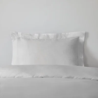 Dunelm Fogarty Cooling Cotton Oxford Pillowcase Silver