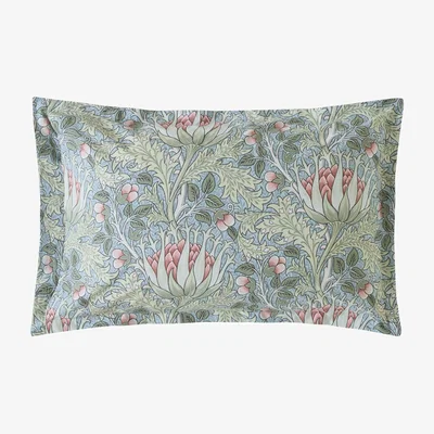 Dunelm William Morris Artichoke 100% Cotton Oxford Pillowcase
