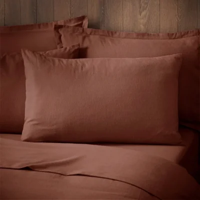 Dunelm Soft & Cosy Luxury 100% Brushed Cotton Standard Pillowcase Pair