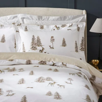 Dunelm Dorma Purity Brushed Cotton Stag Oxford Pillowcase Pair White