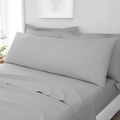 Dunelm Fogarty Soft Touch Large Body Pillowcase Platinum
