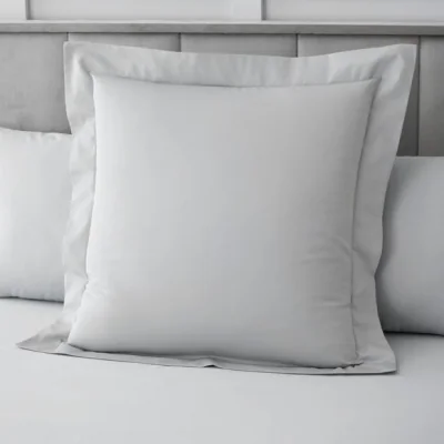Dunelm Hotel 230 Thread Count Cotton Sateen Continental Pillowcase Natural