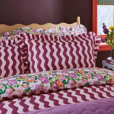 Dunelm Sophie Robinson Bountiful Bloom Standard Cotton Pillowcase Pair