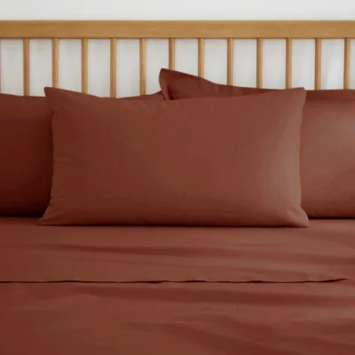 Dunelm Pure Cotton Standard Pillowcase Pair