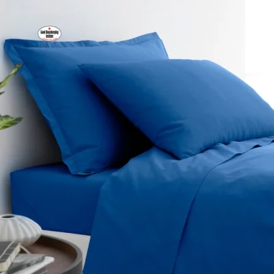 Dunelm Pure Cotton Oxford Pillowcase Blue