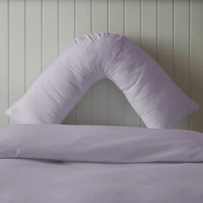 Dunelm Soft & Cosy Luxury V-Shape Pillowcase Lilac