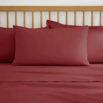 Dunelm Pure Cotton Large Standard Pillowcase Pair