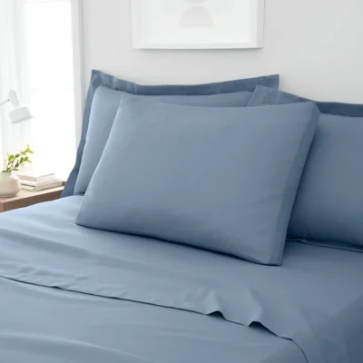 Dunelm Fogarty Soft Touch Box Pillowcase Ashley Blue