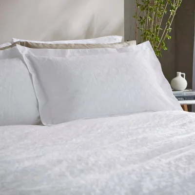 Dunelm Helmsley Oxford Pillowcase White