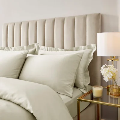 Dunelm Soft & Silky Standard Pillowcase Pair Ivory