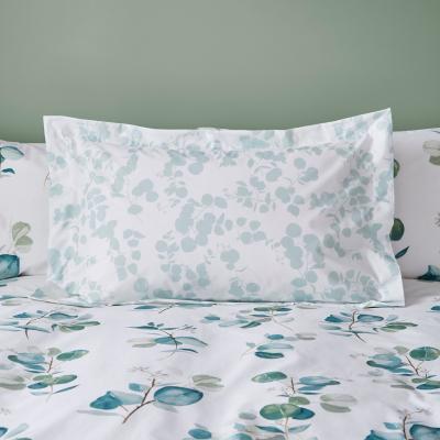 Dunelm Eucalyptus Green Oxford Pillowcase Green/White