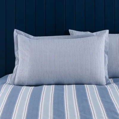 Dunelm Henley Striped Polycotton Oxford Pillowcase