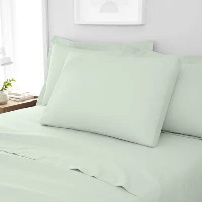 Dunelm Fogarty Soft Touch Box Pillowcase Eucalyptus