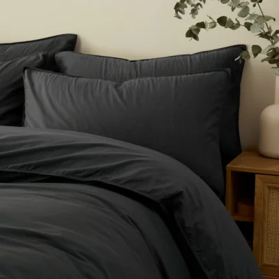 Dunelm Soft Washed Cotton 180 Thread Standard Pillowcase Pair