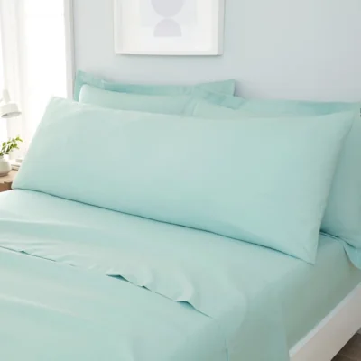 Dunelm Fogarty Soft Touch Large Body Pillowcase Duck Egg (Blue)