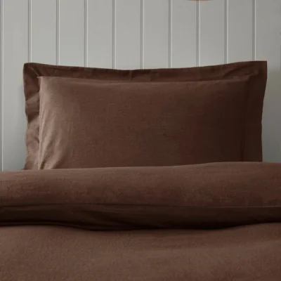 Dunelm Soft & Cosy Luxury Oxford Pillowcase Pinecone