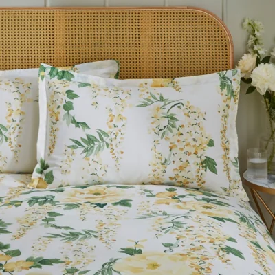 Dunelm Hidcote Peonies Polycotton Oxford Pillowcase