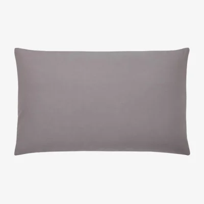 Dunelm Pure Cotton Box Pillowcase Dove (Grey)