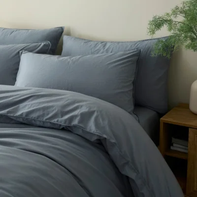 Dunelm Soft Washed Cotton 180 Thread Standard Pillowcase Pair