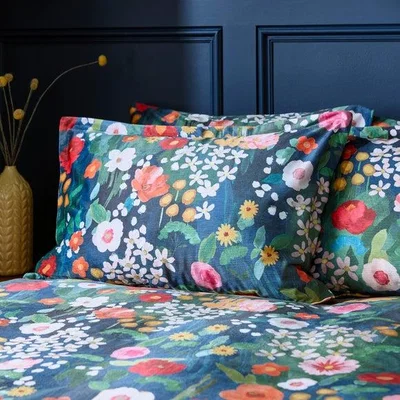 Dunelm Midnight Garden Oxford Pillowcase