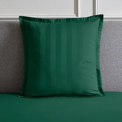Dunelm Hotel 230 Thread Count Sateen Stripe Continental Pillowcase
