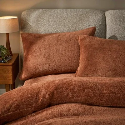 Dunelm Set of 2 Teddy Pillowcases