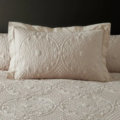 Dunelm Mandalay Oxford Pillowcases Mushroom