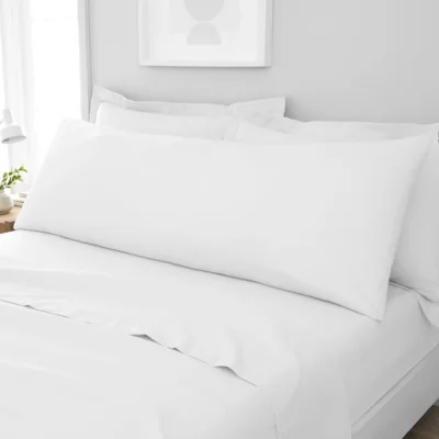 Dunelm Fogarty Soft Touch Large Body Pillowcase White
