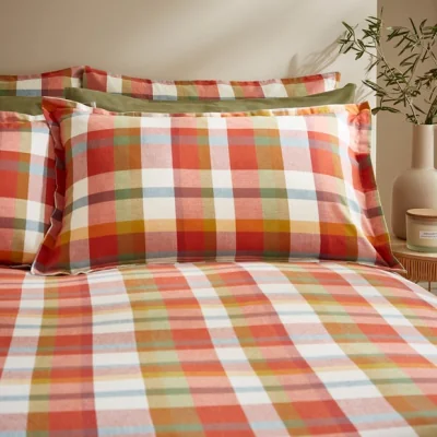Dunelm Winchcombe Red Oxford Pillowcase Red