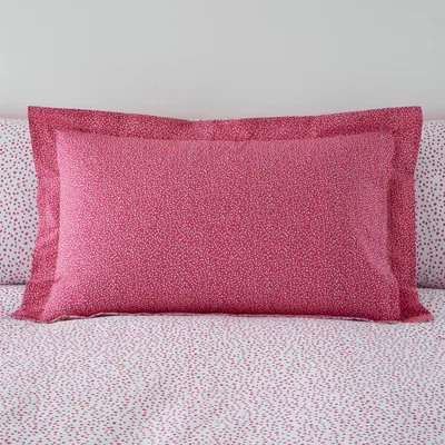 Dunelm Dottie Pink 100% Cotton Oxford Pillowcase Pink