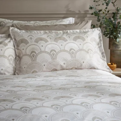Dunelm Pierre Oxford Pillowcase Champagne