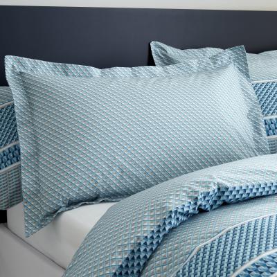 Dunelm Miami Blue Oxford Pillowcase Blue