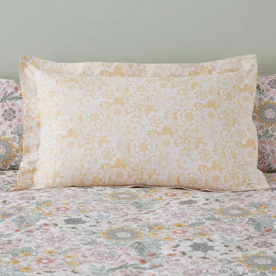 Dunelm Hettie Blush 100% Cotton Oxford Pillowcase Blush