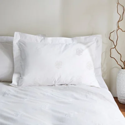 Dunelm Edited Life Salcombe Oxford Pillowcase White