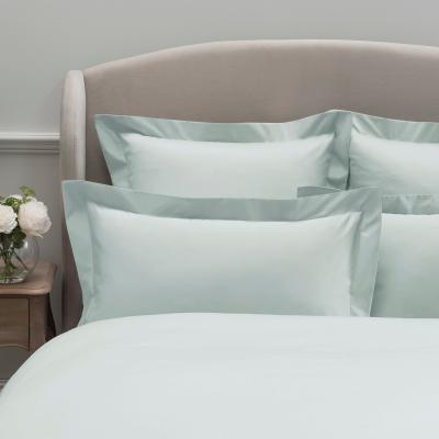 Dunelm Dorma 300 Thread Count 100% Cotton Sateen Plain Oxford Pillowcase Seafoam