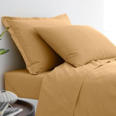 Dunelm Pure Cotton Oxford Pillowcase Honey