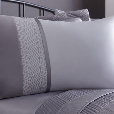 Dunelm Owen Grey Housewife Pillowcase Grey