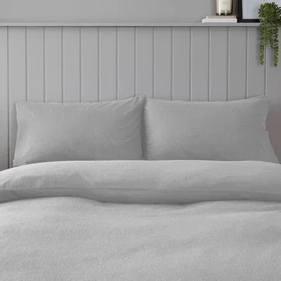Dunelm Soft and Cosy Brushed Cotton Standard Pillowcase Pair