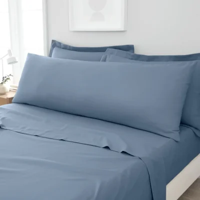 Dunelm Fogarty Soft Touch Large Body Pillowcase Ashley Blue