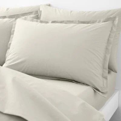 Dunelm Organic Cotton Oxford Pillowcase Natural