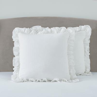 Dunelm Dorma Purity Cavendish Continental Pillowcase White
